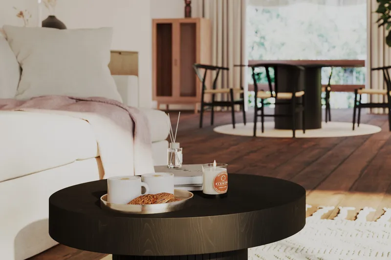 Kopparbo Sofabord - Svart Tre - Møbler - Bord - Sofabord & salongbord