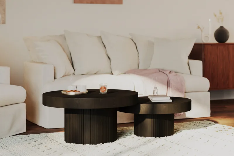 Kopparbo Sofabord - Svart Tre - Møbler - Bord - Sofabord & salongbord