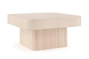 Kopparbo Soffbord 80 cm - Lyst hvitlasert eiketre - Møbler - Bord - Sofabord & salongbord