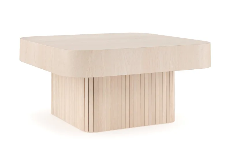 Kopparbo Soffbord 80 cm - Lyst hvitlasert eiketre - Møbler - Bord - Sofabord & salongbord