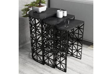 Koraleigh Settbord 46 cm - Svart - Møbler - Bord - Sofabord & salongbord