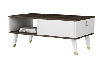Koruco Sofabord 90x42,4x90 cm - Brun - Møbler - Bord - Sofabord & salongbord