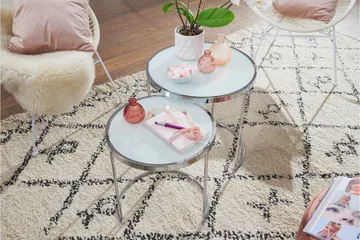 Krecker Settbord 50 cm - Hvit - Møbler - Bord - Sofabord & salongbord