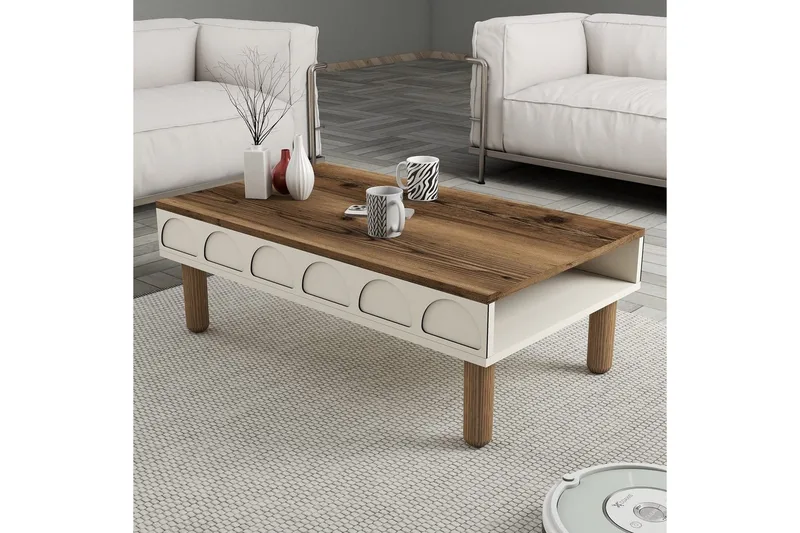 Sofabord Krem - Krem - Møbler - Bord - Sofabord & salongbord