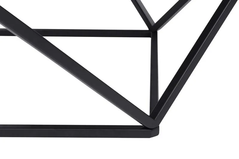 Kubsch Kaffebord Marmormønster - Svart - Møbler - Bord - Sofabord & salongbord