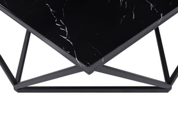 Kubsch Kaffebord Marmormønster - Svart - Møbler - Bord - Sofabord & salongbord