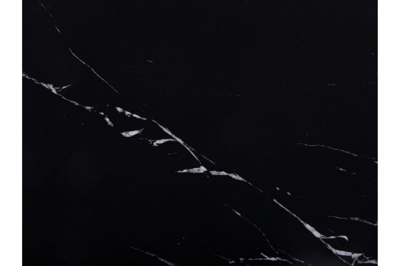 Kubsch Sofabord Svart Marmormønster - Svart - Møbler - Bord - Sofabord & salongbord