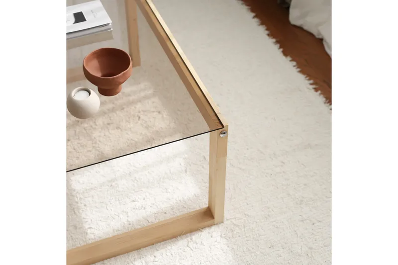 Kuselov Sofabord 85 cm - Lys natur - Møbler - Bord - Sofabord & salongbord