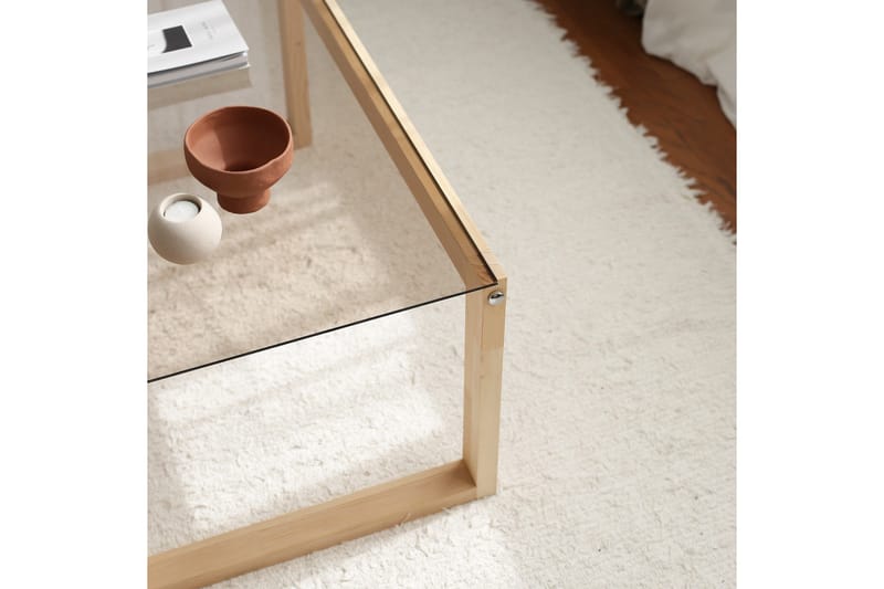 Kuselov Sofabord 85 cm - Lys natur - Møbler - Bord - Sofabord & salongbord