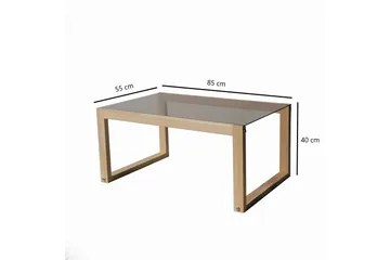 Kuselov Sofabord 85 cm - Lys natur - Møbler - Bord - Sofabord & salongbord