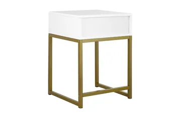 Largona Sofabord 40 cm - Hvit - Møbler - Bord - Sofabord & salongbord