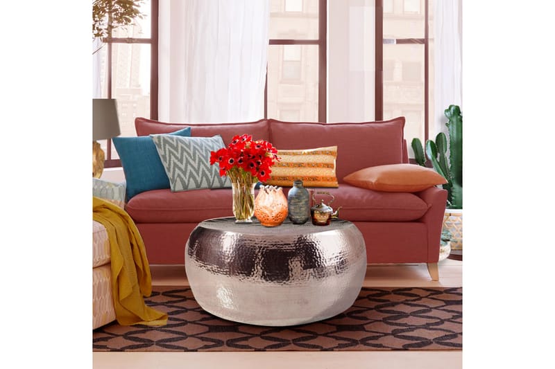 Latisha Sofabord 83 cm - Sølv - Møbler - Bord - Sofabord & salongbord