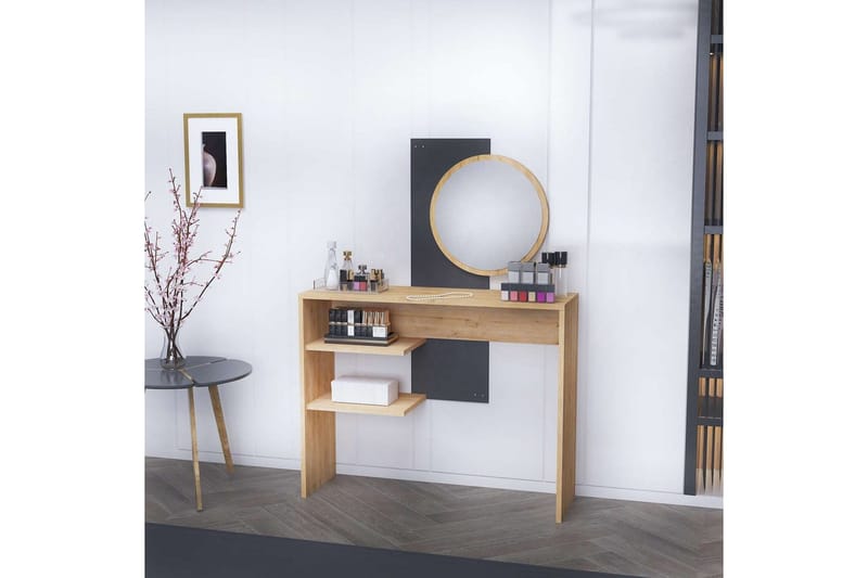 Laxman Sminkebord 96 cm - Blå/Antrasitt - Møbler - Bord - Sofabord & salongbord - Kistebord