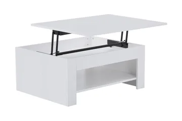 Legionary Høybart Sofabord 100 cm - Rektangulær/Hvit - Møbler - Bord - Sofabord & salongbord