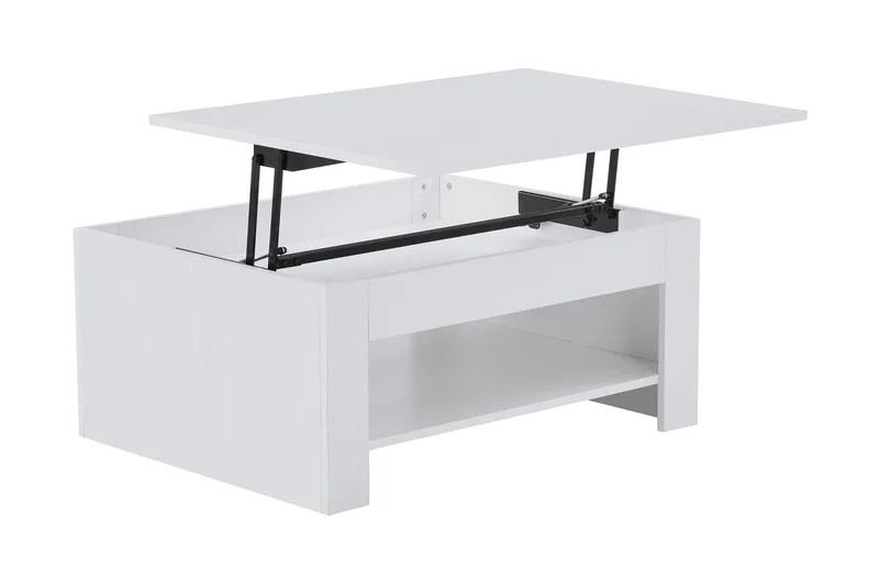 Legionary Høybart Sofabord 100 cm - Rektangulær/Hvit - Møbler - Bord - Sofabord & salongbord