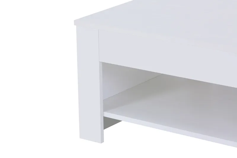 Legionary Høybart Sofabord 100 cm - Rektangulær/Hvit - Møbler - Bord - Sofabord & salongbord