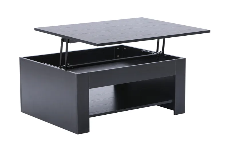 Legionary Høybart Sofabord 100 cm - Rektangulær/Svart - Møbler - Bord - Sofabord & salongbord