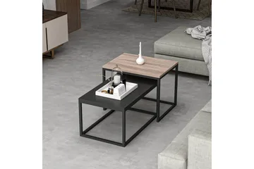 Leka Sofabord 72 cm - Svart - Møbler - Bord - Sofabord & salongbord