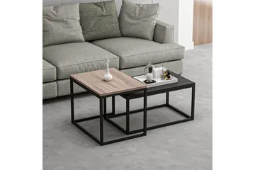 Leka Sofabord 72 cm - Svart - Møbler - Bord - Sofabord & salongbord