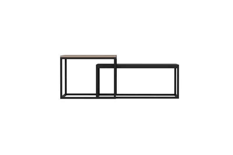 Leka Sofabord 72 cm - Svart - Møbler - Bord - Sofabord & salongbord