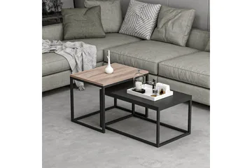 Leka Sofabord 72 cm - Svart - Møbler - Bord - Sofabord & salongbord