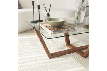 Liepene Sofabord 105x35x105 cm - Brun - Møbler - Bord - Sofabord & salongbord