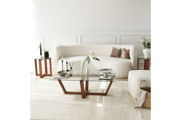 Liepene Sofabord 105x35x105 cm - Brun - Møbler - Bord - Sofabord & salongbord