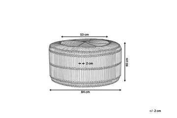 Limni Sofabord 84 cm - Rotting/Lyst Tre - Møbler - Bord - Sofabord & salongbord