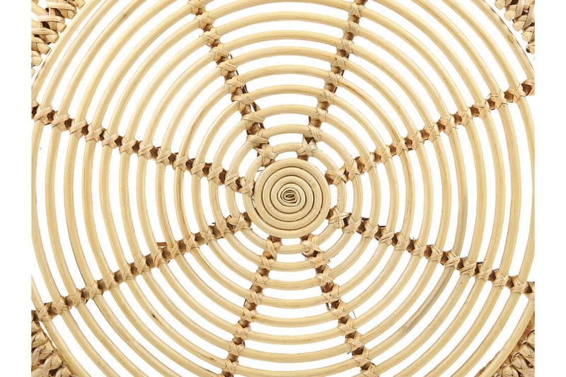 Limni Sofabord 84 cm - Rotting/Lyst Tre - Møbler - Bord - Sofabord & salongbord