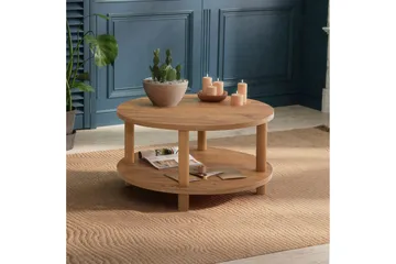 Lofita Sofabord 70x43,7x70 cm Rundt - Grønn - Møbler - Bord - Sofabord & salongbord - Sofabord med oppbevaring