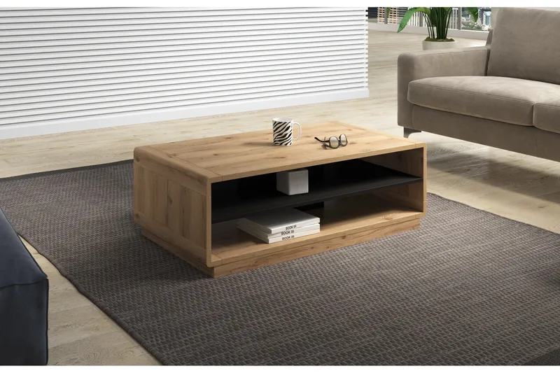 Louetta Sofabord 120 cm - Flerfarget - Møbler - Bord - Sofabord & salongbord - Sofabord med oppbevaring