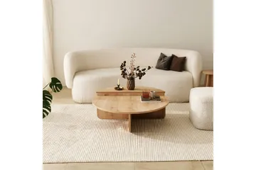 Louvrall Sofabord 90 cm - Eik - Møbler - Bord - Sofabord & salongbord