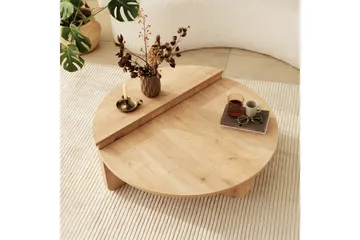 Louvrall Sofabord 90 cm - Eik - Møbler - Bord - Sofabord & salongbord