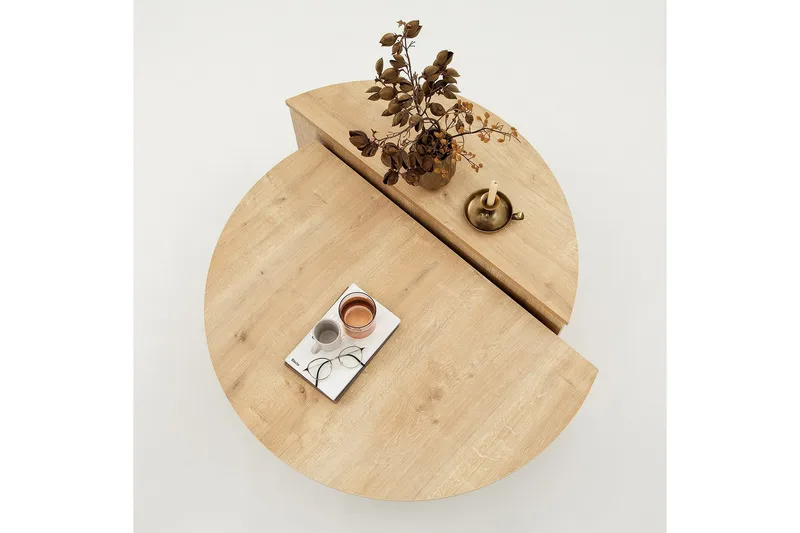 Louvrall Sofabord 90 cm - Eik - Møbler - Bord - Sofabord & salongbord