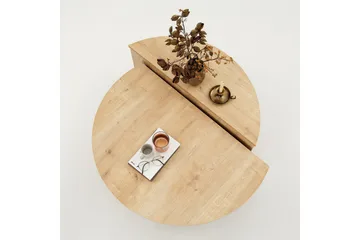 Louvrall Sofabord 90 cm - Eik - Møbler - Bord - Sofabord & salongbord