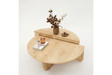 Louvrall Sofabord 90 cm - Eik - Møbler - Bord - Sofabord & salongbord