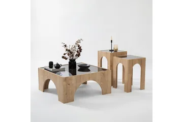 Lowan Sofabord 80 cm - Brun - Møbler - Bord - Sofabord & salongbord