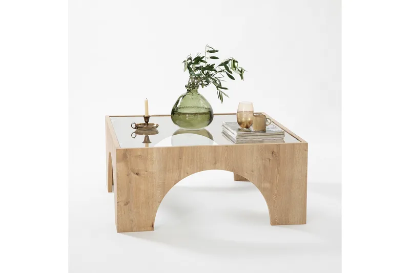 Lowan Sofabord 80 cm - Eik - Møbler - Bord - Sofabord & salongbord