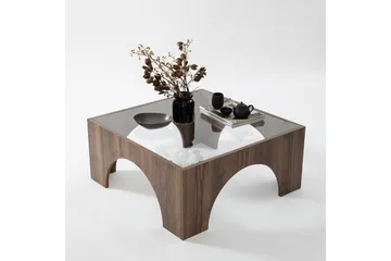 Lowan Sofabord 80 cm - Mørkebrun - Møbler - Bord - Sofabord & salongbord