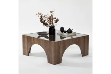 Lowan Sofabord 80 cm - Mørkebrun - Møbler - Bord - Sofabord & salongbord