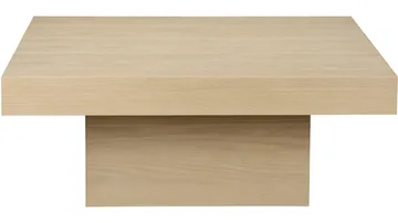 Sofabord Lunvik 100x100 cm - Hvitpigmentert - Møbler - Bord - Sofabord & salongbord