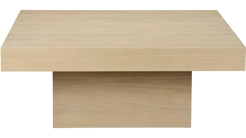 Sofabord Lunvik 100x100 cm - Hvitpigmentert - Møbler - Bord - Sofabord & salongbord