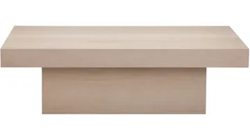 Sofabord Lunvik 130x70 cm - Hvitpigmentert - Møbler - Bord - Sofabord & salongbord