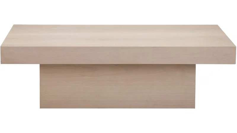 Sofabord Lunvik 130x70 cm - Hvitpigmentert - Møbler - Bord - Sofabord & salongbord