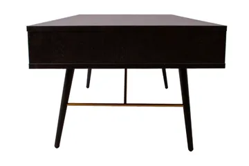 Luxem Sofabord 115 cm med Oppbevaringsskuff + Hylle - Svart/Kobber - Møbler - Bord - Sofabord & salongbord - Sofabord med oppbevaring