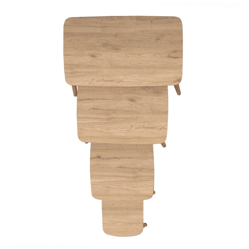 Lyvenn settbord 70 cm - Eik - Møbler - Bord - Sofabord & salongbord - Kistebord