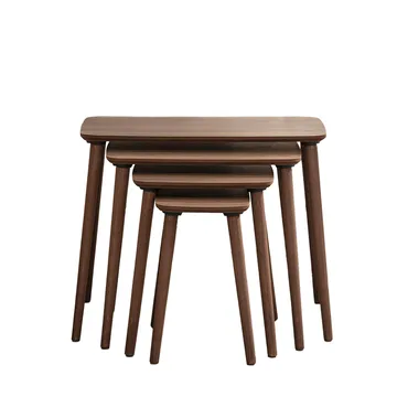 Lyvenn settbord 70 cm - Valnøtt - Møbler - Bord - Sofabord & salongbord - Kistebord