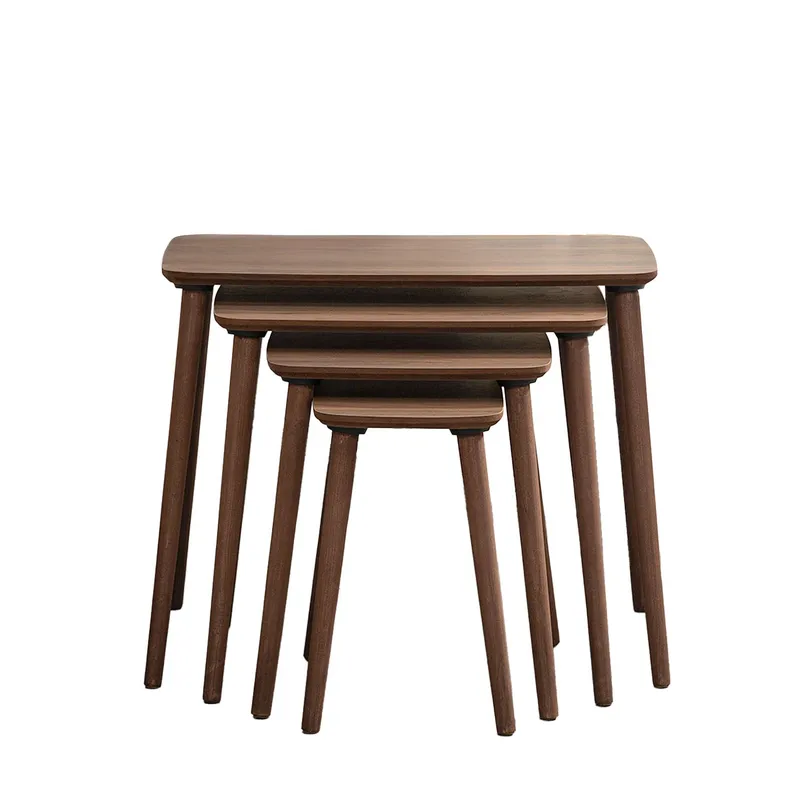 Lyvenn settbord 70 cm - Valnøtt - Møbler - Bord - Sofabord & salongbord - Kistebord