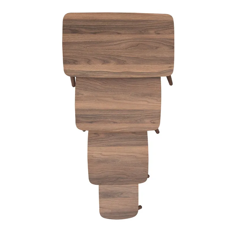 Lyvenn settbord 70 cm - Valnøtt - Møbler - Bord - Sofabord & salongbord - Kistebord