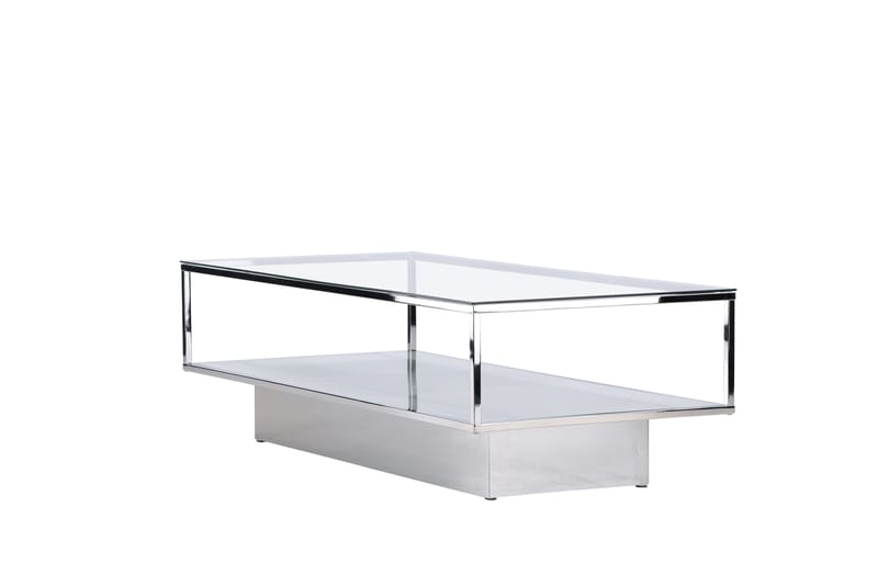 Sofabord Maglehem 130x60 cm Transparent - Venture Home - Sofabord & salongbord